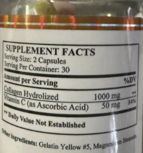 Collagen plus Vitamin C